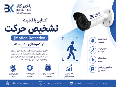 آشنایی با قابلیت تشخیص حرکت (Motion Detection) در کمره‌های مداربسته